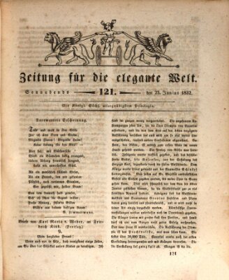 Zeitung für die elegante Welt Samstag 23. Juni 1832