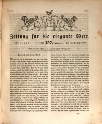 Zeitung für die elegante Welt Montag 13. August 1832