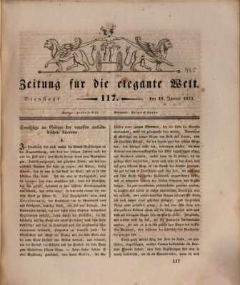 Zeitung für die elegante Welt Dienstag 18. Juni 1833