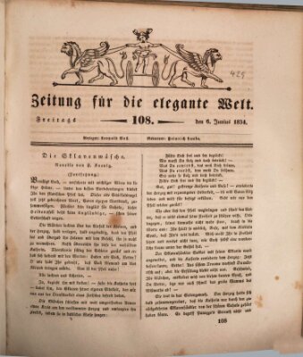 Zeitung für die elegante Welt Freitag 6. Juni 1834