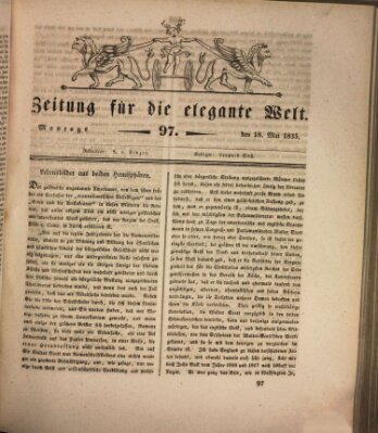Zeitung für die elegante Welt Montag 18. Mai 1835