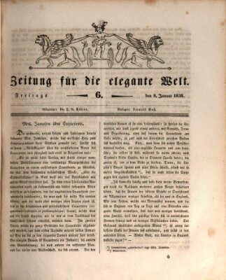 Zeitung für die elegante Welt Freitag 8. Januar 1836