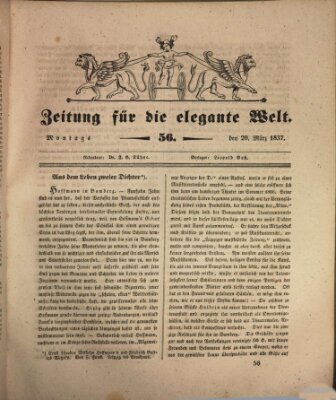 Zeitung für die elegante Welt Montag 20. März 1837