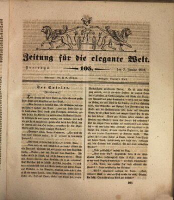 Zeitung für die elegante Welt Freitag 2. Juni 1837