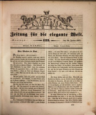 Zeitung für die elegante Welt Montag 26. Juni 1837