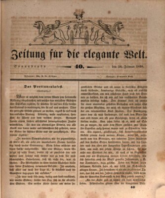 Zeitung für die elegante Welt Samstag 24. Februar 1838