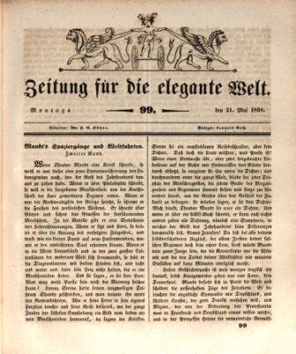 Zeitung für die elegante Welt Montag 21. Mai 1838