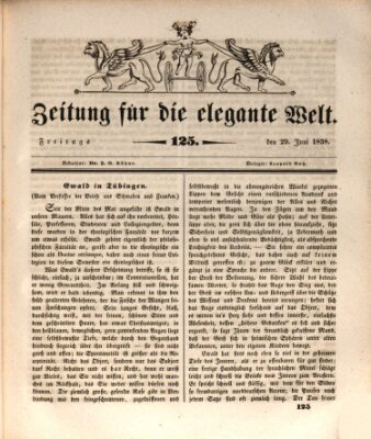 Zeitung für die elegante Welt Freitag 29. Juni 1838