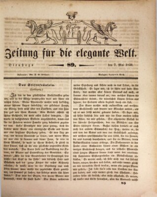 Zeitung für die elegante Welt Dienstag 7. Mai 1839