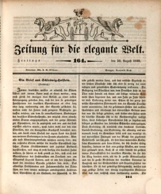 Zeitung für die elegante Welt Freitag 23. August 1839