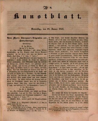 Morgenblatt für gebildete Leser (Morgenblatt für gebildete Stände) Donnerstag 28. Januar 1841