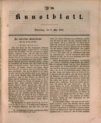 Morgenblatt für gebildete Leser (Morgenblatt für gebildete Stände) Donnerstag 6. Mai 1841