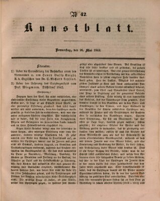 Morgenblatt für gebildete Leser (Morgenblatt für gebildete Stände) Donnerstag 26. Mai 1842