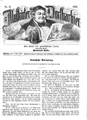Illustrirter Dorfbarbier Sonntag 16. März 1856
