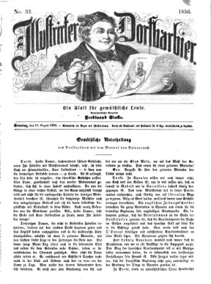 Illustrirter Dorfbarbier Sonntag 10. August 1856
