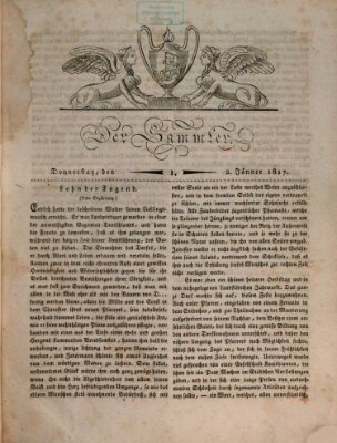 Der Sammler Donnerstag 2. Januar 1817