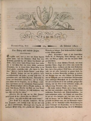 Der Sammler Donnerstag 23. Januar 1817