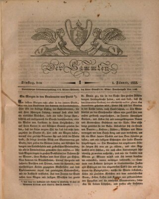 Der Sammler Dienstag 1. Januar 1833