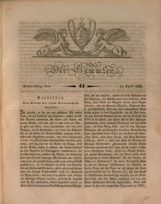 Der Sammler Donnerstag 11. April 1833