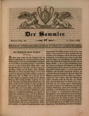 Der Sammler Donnerstag 4. Juni 1835