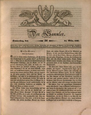 Der Sammler Donnerstag 24. März 1836