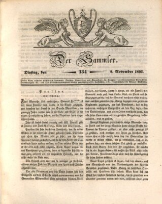 Der Sammler Dienstag 8. November 1836