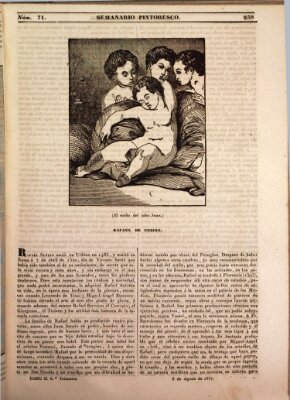 Semanario pintoresco español Sonntag 6. August 1837