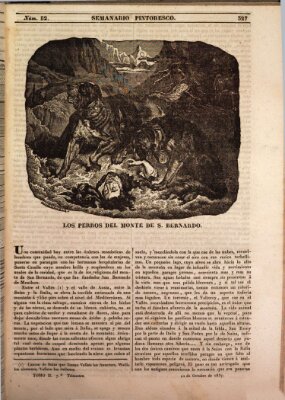 Semanario pintoresco español Sonntag 22. Oktober 1837