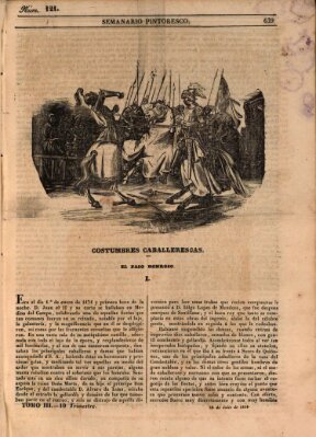 Semanario pintoresco español Sonntag 22. Juli 1838