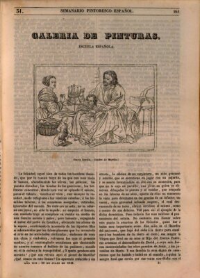 Semanario pintoresco español Sonntag 30. Juli 1843
