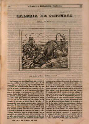 Semanario pintoresco español Sonntag 3. Dezember 1843