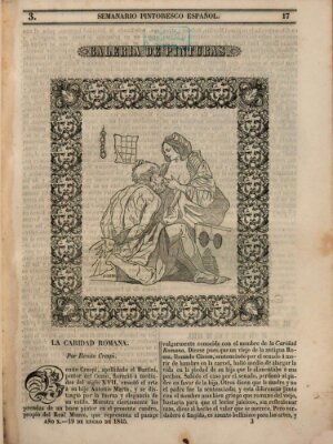 Semanario pintoresco español Sonntag 19. Januar 1845