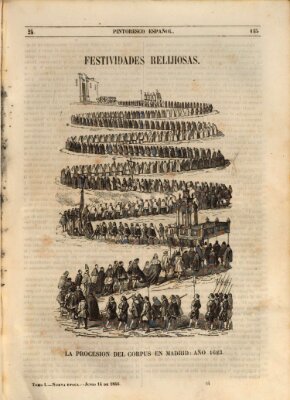 Semanario pintoresco español Sonntag 14. Juni 1846