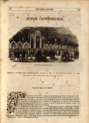 Semanario pintoresco español Sonntag 8. November 1846