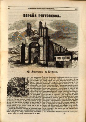 Semanario pintoresco español Sonntag 26. Dezember 1847
