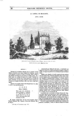 Semanario pintoresco español Sonntag 17. Mai 1857