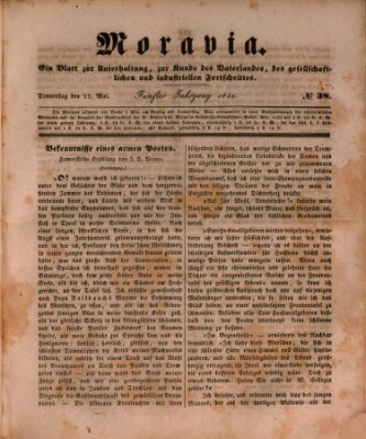 Moravia Donnerstag 12. Mai 1842