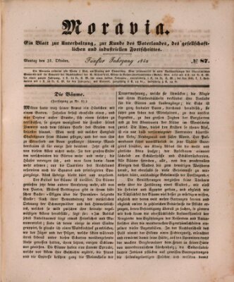 Moravia Montag 31. Oktober 1842