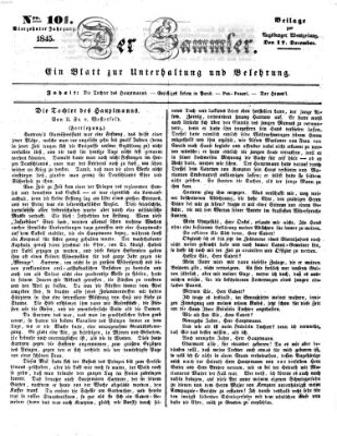 Der Sammler (Augsburger Abendzeitung) Mittwoch 17. Dezember 1845