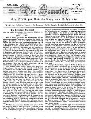 Der Sammler (Augsburger Abendzeitung) Mittwoch 10. Juni 1846