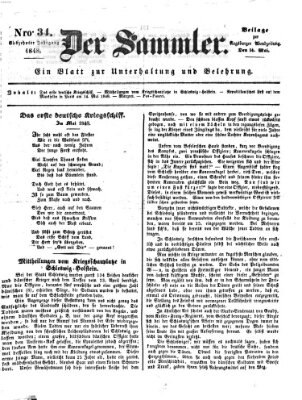 Der Sammler (Augsburger Abendzeitung) Sonntag 14. Mai 1848