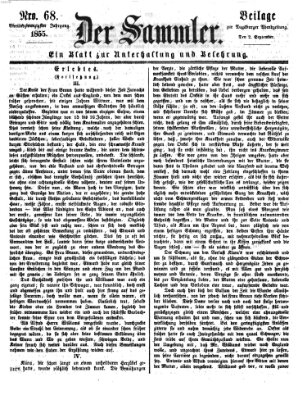 Der Sammler (Augsburger Abendzeitung) Sonntag 2. September 1855