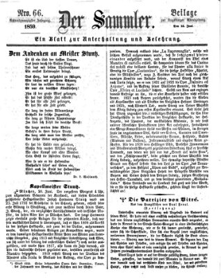 Der Sammler (Augsburger Abendzeitung) Samstag 25. Juni 1859