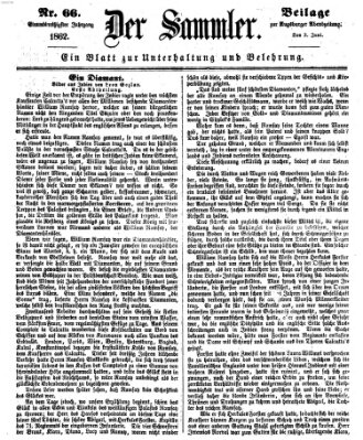 Der Sammler (Augsburger Abendzeitung) Dienstag 3. Juni 1862