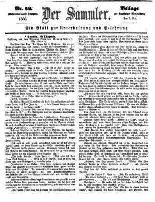 Der Sammler (Augsburger Abendzeitung) Samstag 5. Mai 1866
