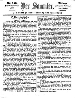 Der Sammler (Augsburger Abendzeitung) Dienstag 18. Dezember 1866
