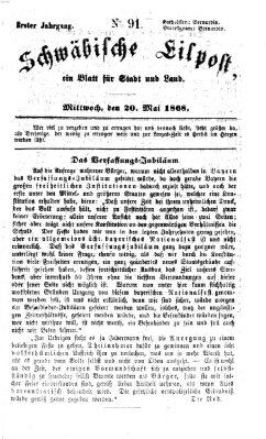 Schwäbische Eilpost Mittwoch 20. Mai 1868