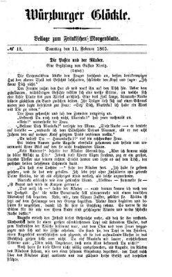 Fränkisches Morgenblatt Samstag 11. Februar 1865