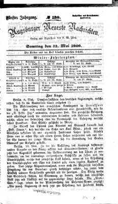 Augsburger neueste Nachrichten Samstag 12. Mai 1866