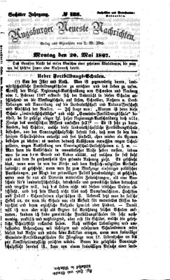 Augsburger neueste Nachrichten Montag 20. Mai 1867
